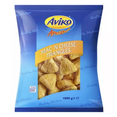 Aviko mac 'n cheese triangles 1kg