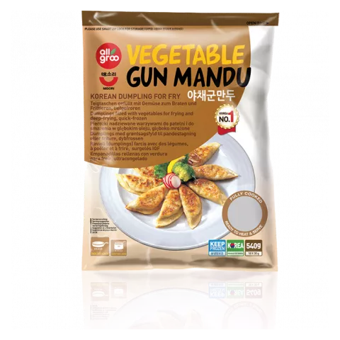 Gyoza dumpling fried with vegetable 30gr Allgroo 540gr
