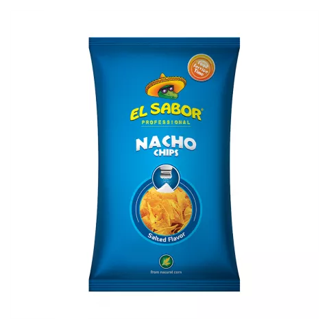 Nacho chips salted El Sabor 500gr