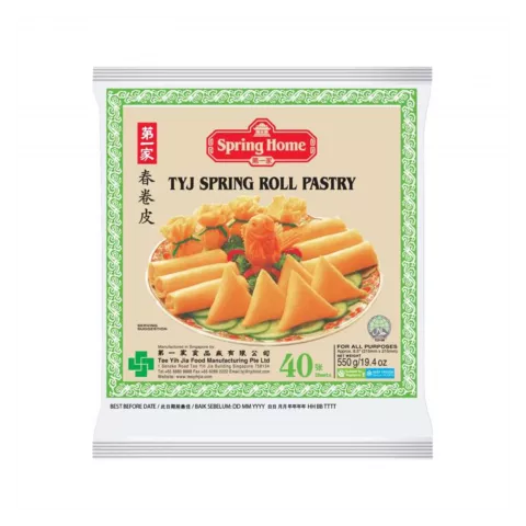 Spring roll wrappers 215mm (40sts) 550g