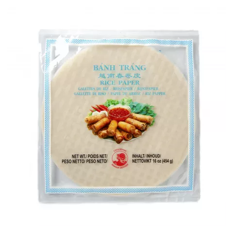 Spring roll wrap round 16cm (80shts) 454gr