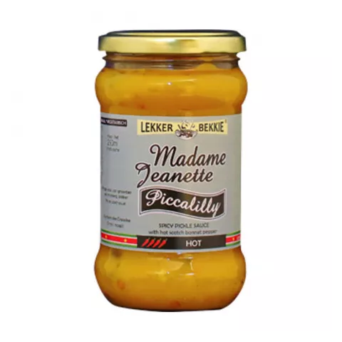 Καυτερή σάλτσα με πιπεριές madame jeanette piccalilly 290ml