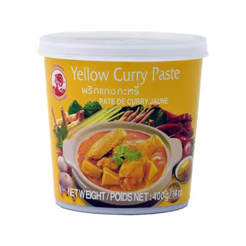 Curry paste yellow Cock 400gr