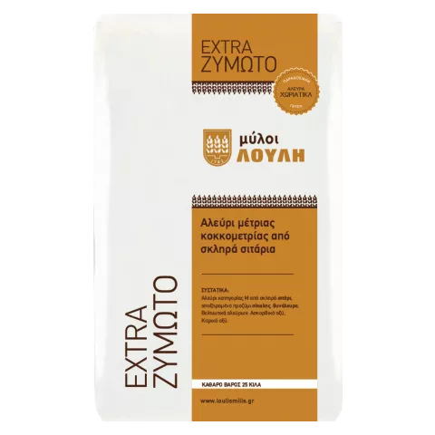Αλεύρι Extra Ζυμωτό Λούλη 25kg