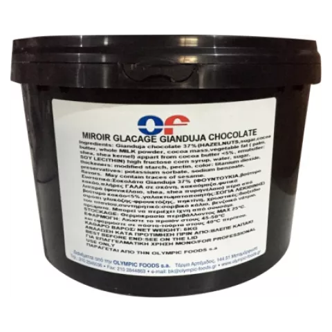 Γκλασάζ gianduia σοκολάτας (Miroire) 6kg