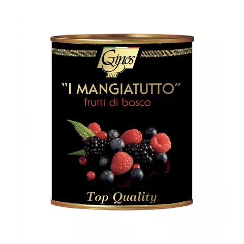 Φρούτα του δάσους σε σιρόπι Ginos 880gr