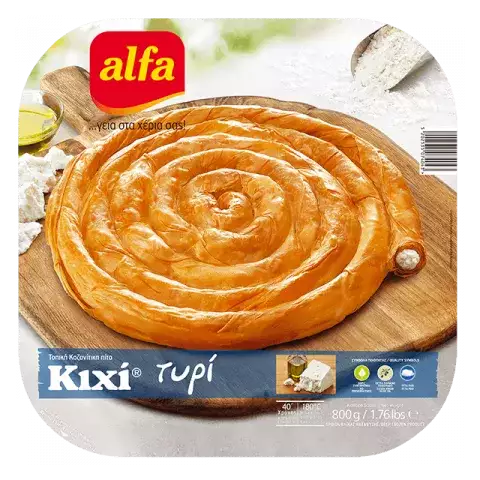 Κιχι ταψί τυρί Alfa 800gr