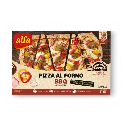 Πίτσα al forno bbq Alfa 670gr