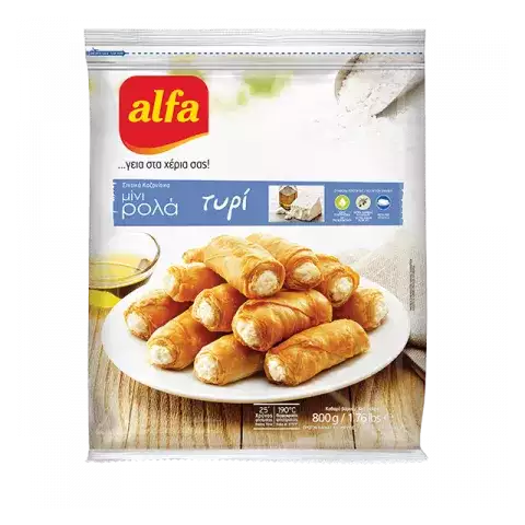 Ρολά mini με τυρί φέτα Alfa 800gr