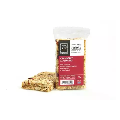 Display bars cranberry - αμύγδαλο (12τεμ χ 70gr)