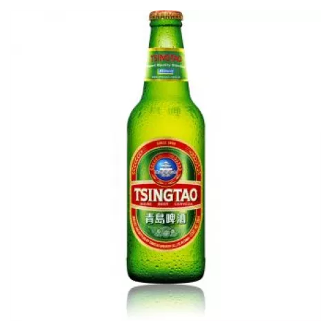Tsingtao beer glass bottle 330ml