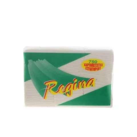 Χαρτοπετσέτες εστιατορίου 24χ24 Regina (10χ750φ)