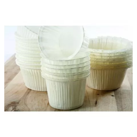 Χάρτινη φόρμα muffin λευκή 50χ32υ (PBA64) 8000τεμ