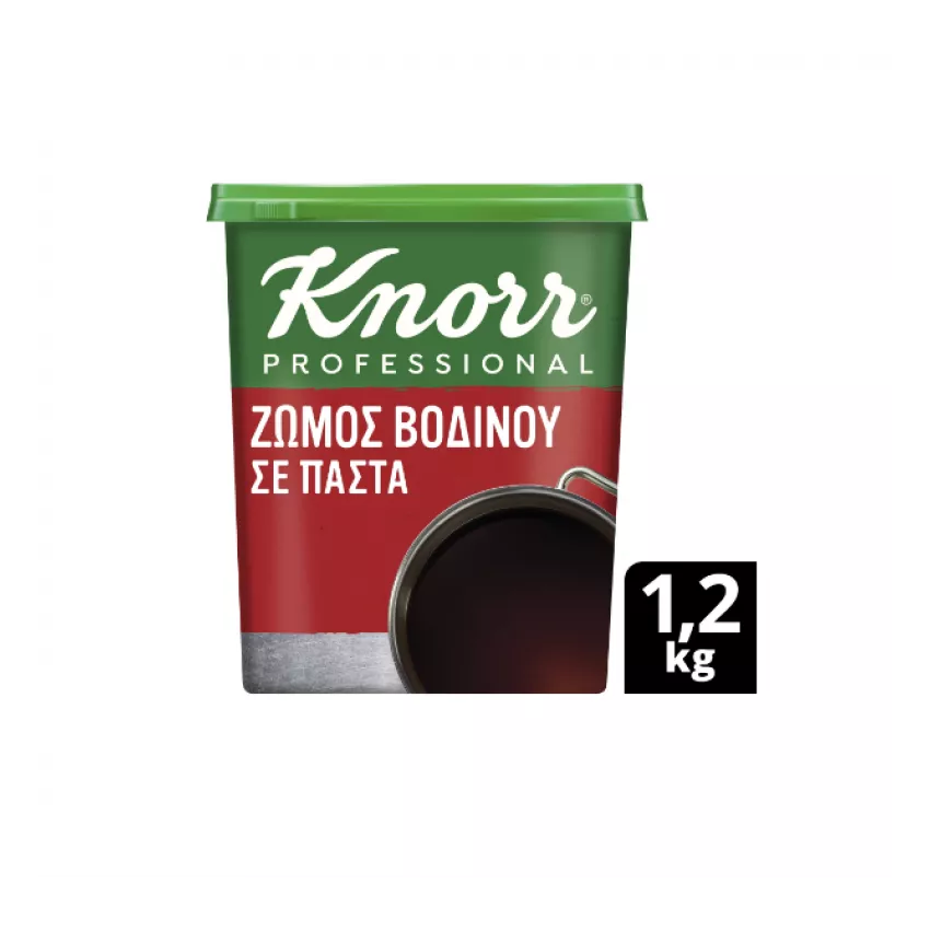 Knorr ζωμός βοδινού 1,2kg Knorr ζωμός βοδινού 1,2kg