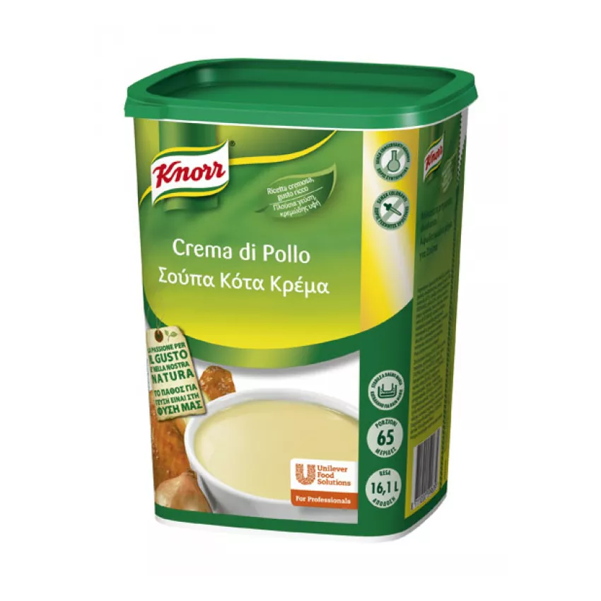 Knorr σούπα κότα κρέμα 1,040kg Knorr σούπα κότα κρέμα 1,040kg