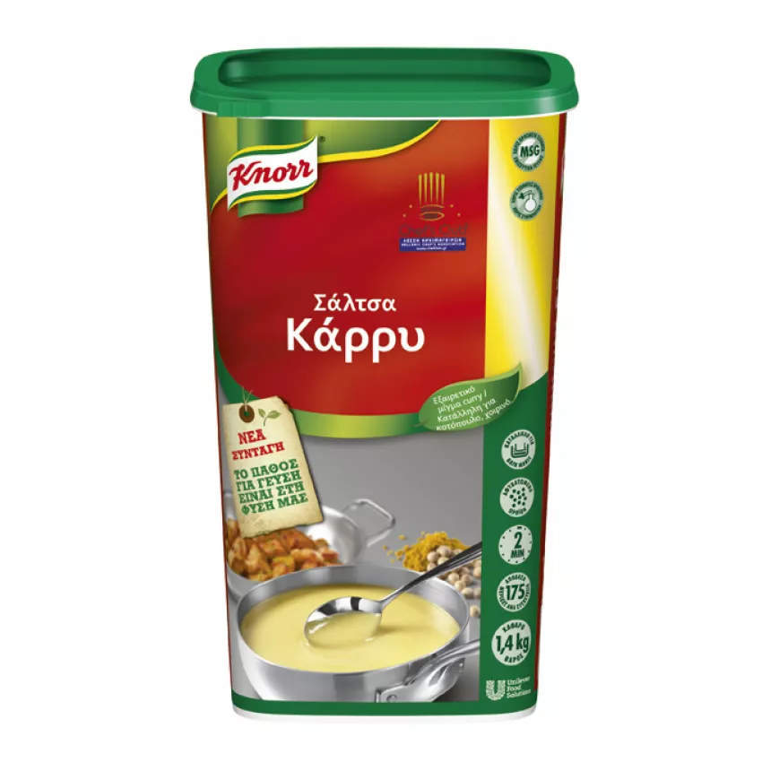 Knorr σάλτσα κάρρυ 1,4kg Knorr σάλτσα κάρρυ 1,4kg