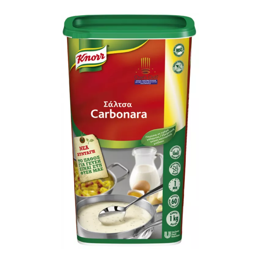 Knorr σάλτσα καρμπονάρα 1kg Knorr σάλτσα καρμπονάρα 1kg