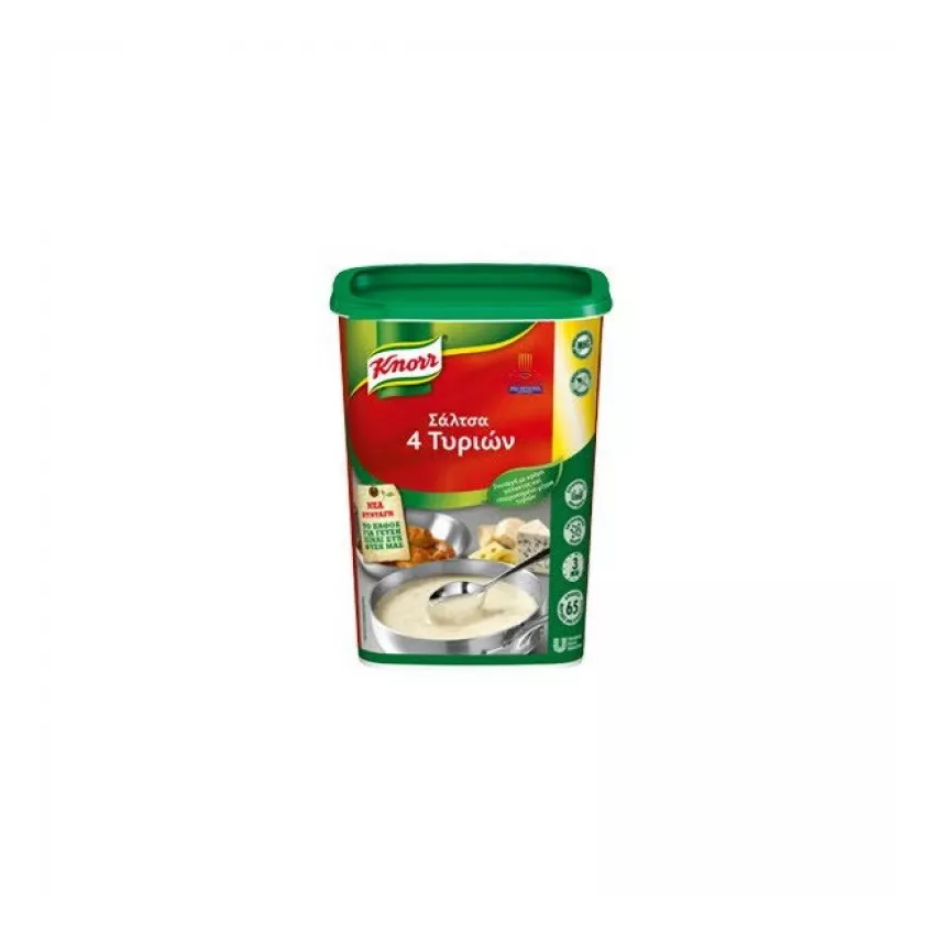 Knorr σάλτσα 4 τυριών 775gr Knorr σάλτσα 4 τυριών 775gr