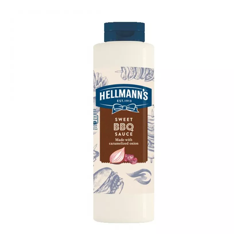 Hellmann's σάλτσα μπάρμπεκιου HD 950gr Hellmann's σάλτσα μπάρμπεκιου HD 950gr