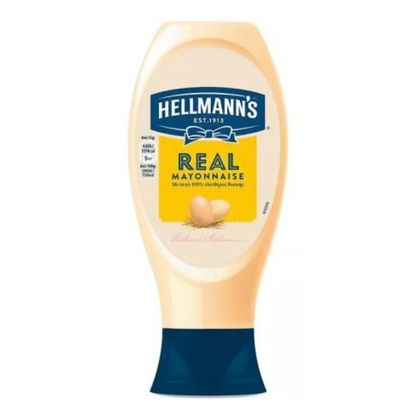 Hellmann's μαγιονέζα Real top down 430ml Hellmann's μαγιονέζα Real top down 430ml