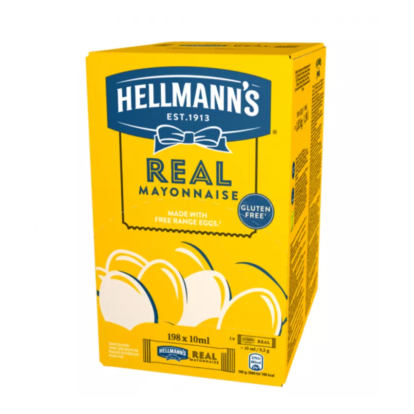 Hellmann's μαγιονέζα μερίδες 198χ10ml Hellmann's μαγιονέζα μερίδες 198χ10ml
