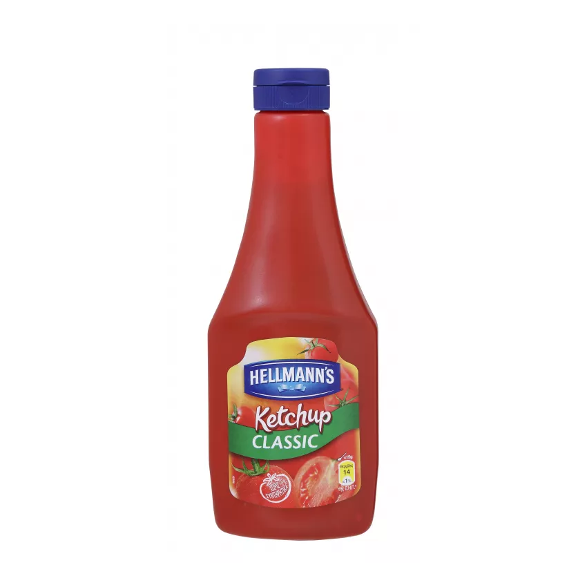 Hellmann's κέτσαπ σκουιζη 560gr Hellmann's κέτσαπ σκουιζη 560gr