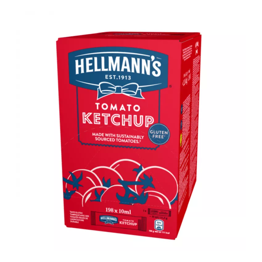 Hellmann's μερίδες κέτσαπ 198χ10ml Hellmann's μερίδες κέτσαπ 198χ10ml