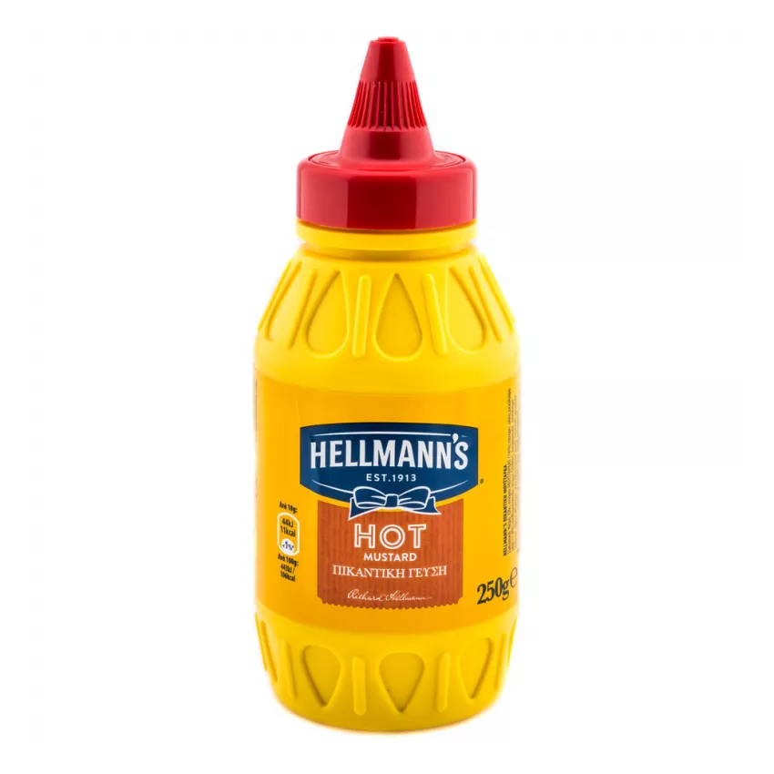 Hellmann's μουστάρδα πικάντικη 250gr Hellmann's μουστάρδα πικάντικη 250gr