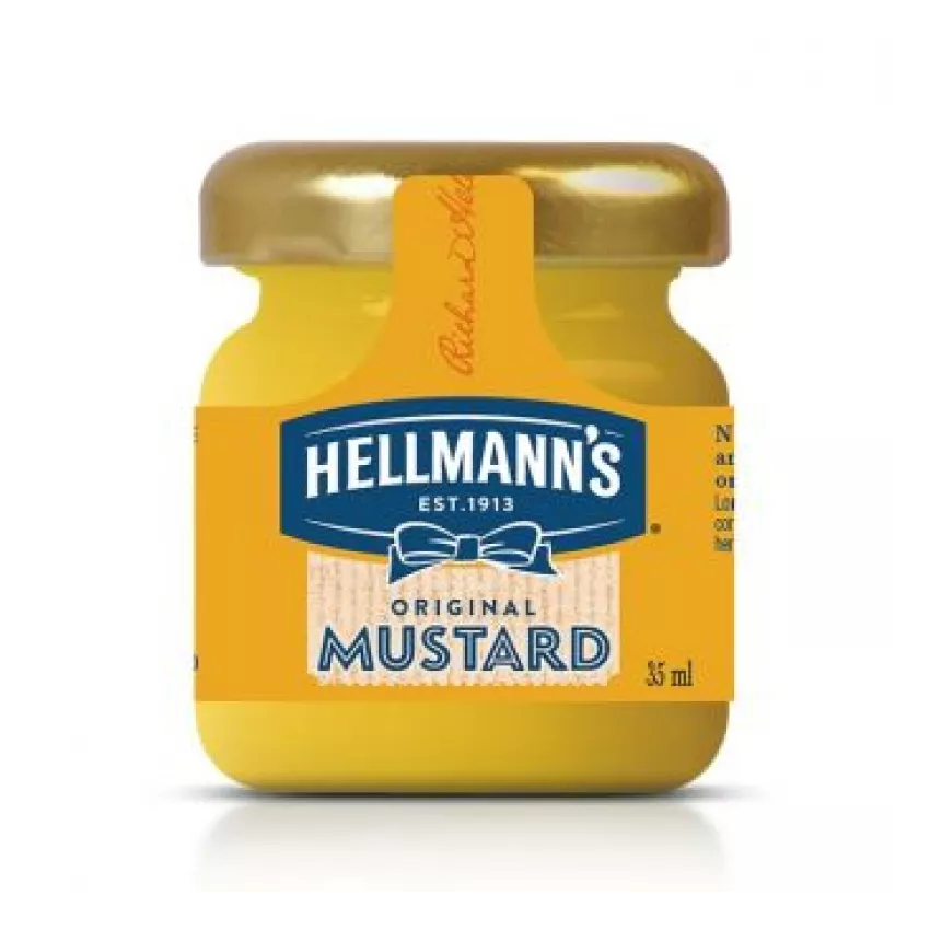 Hellmann's μουστάρδα mini βαζάκια 80x33ml Hellmann's μουστάρδα mini βαζάκια 80x33ml