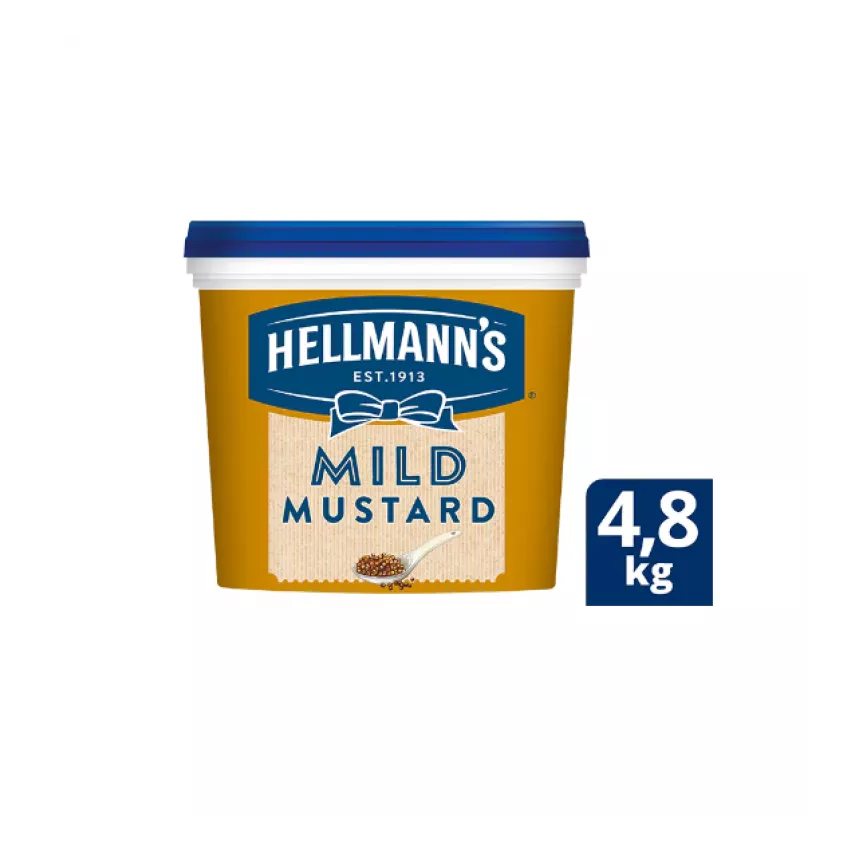Hellmann's απαλή μουστάρδα 4,8kg Hellmann's απαλή μουστάρδα 4,8kg