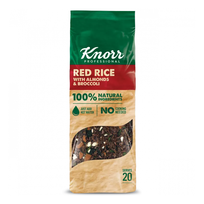 Knorr κόκκινο ρύζι, μπρόκολο, αμύγδαλα 550gr Knorr κόκκινο ρύζι, μπρόκολο, αμύγδαλα 550gr