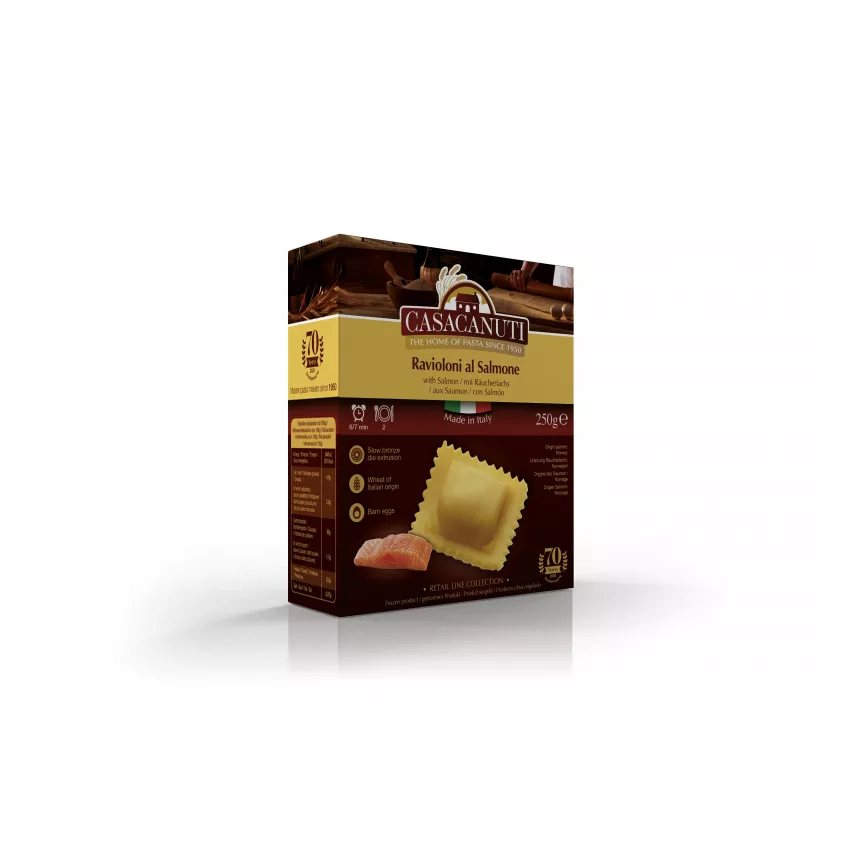 Canuti ravioloni with salmon 250gr Canuti ravioloni with salmon 250gr