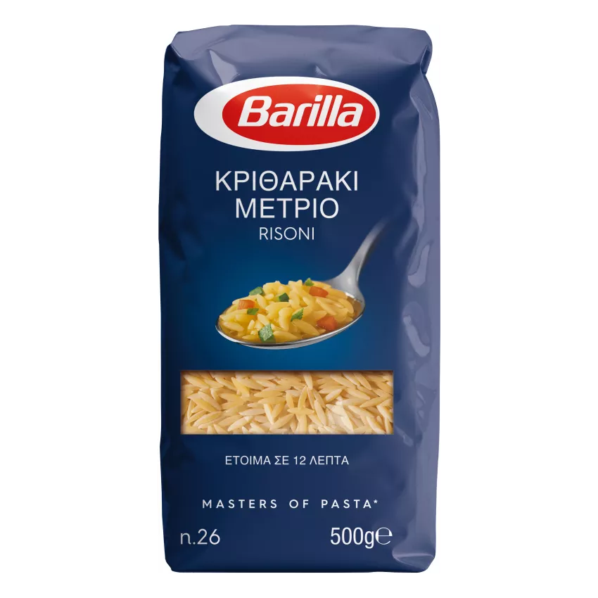 Barilla κριθαράκι μέτριο (risoni) 500gr Barilla κριθαράκι μέτριο (risoni) 500gr
