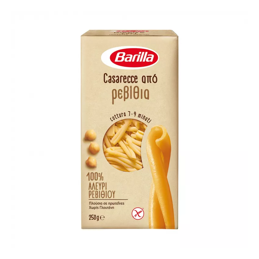 Barilla casarecce ρεβίθι gluten free 250gr Barilla casarecce ρεβίθι gluten free 250gr