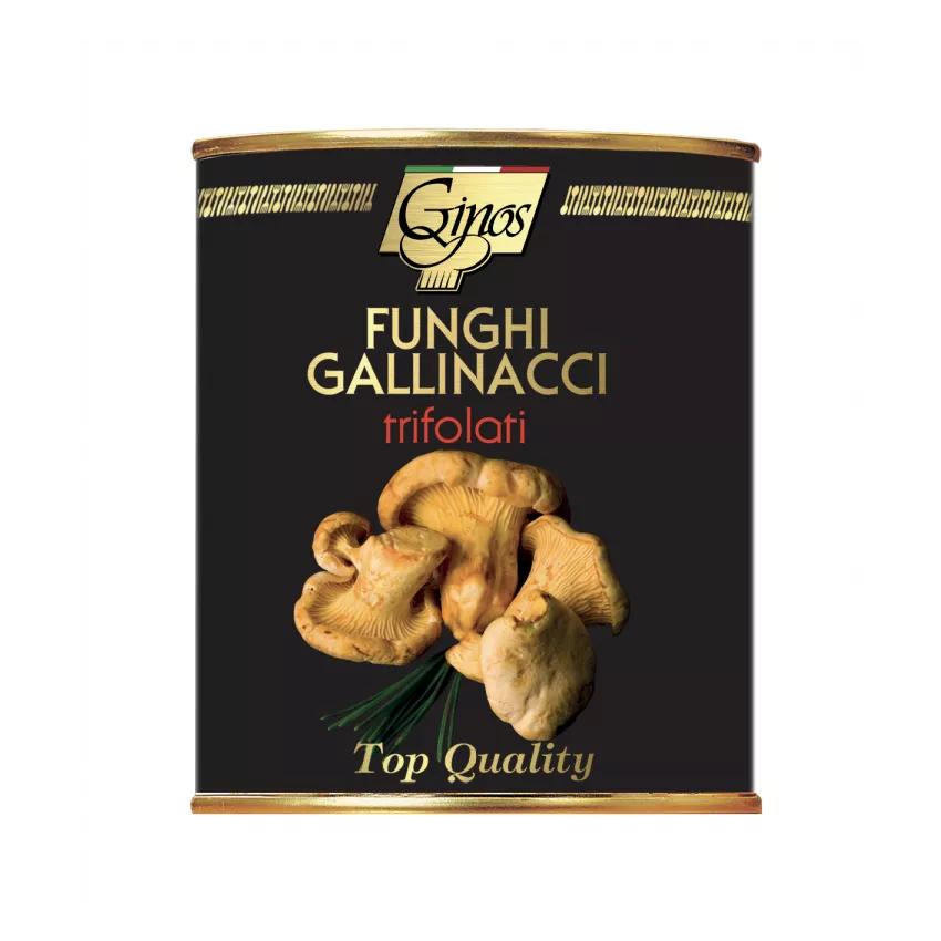 Mushroom Gallinacci Trifolati Ginos 750gr Mushroom Gallinacci Trifolati Ginos 750gr