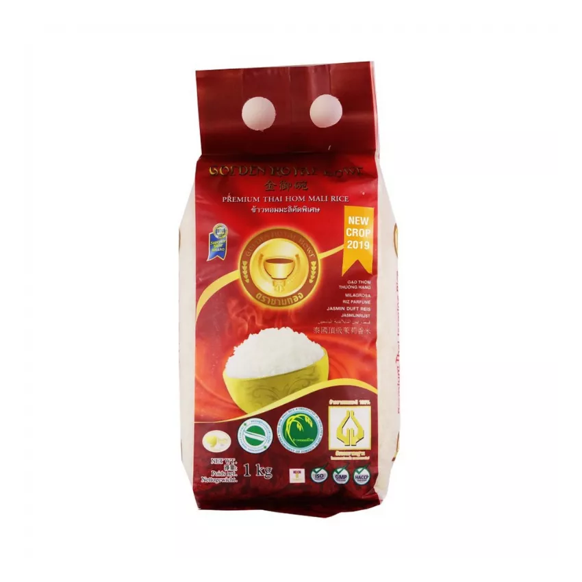 Jasmine golden bowl thai hom mali rice 1kg Jasmine golden bowl thai hom mali rice 1kg