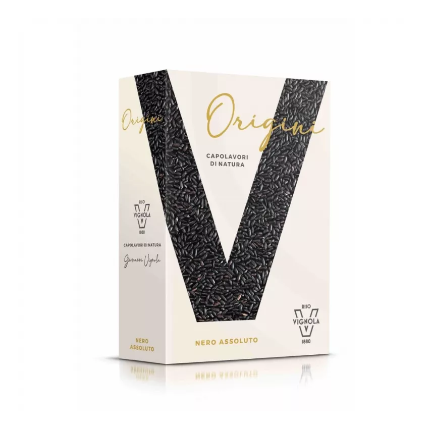 Ρύζι nero assoluto Vignola 500gr Ρύζι nero assoluto Vignola 500gr