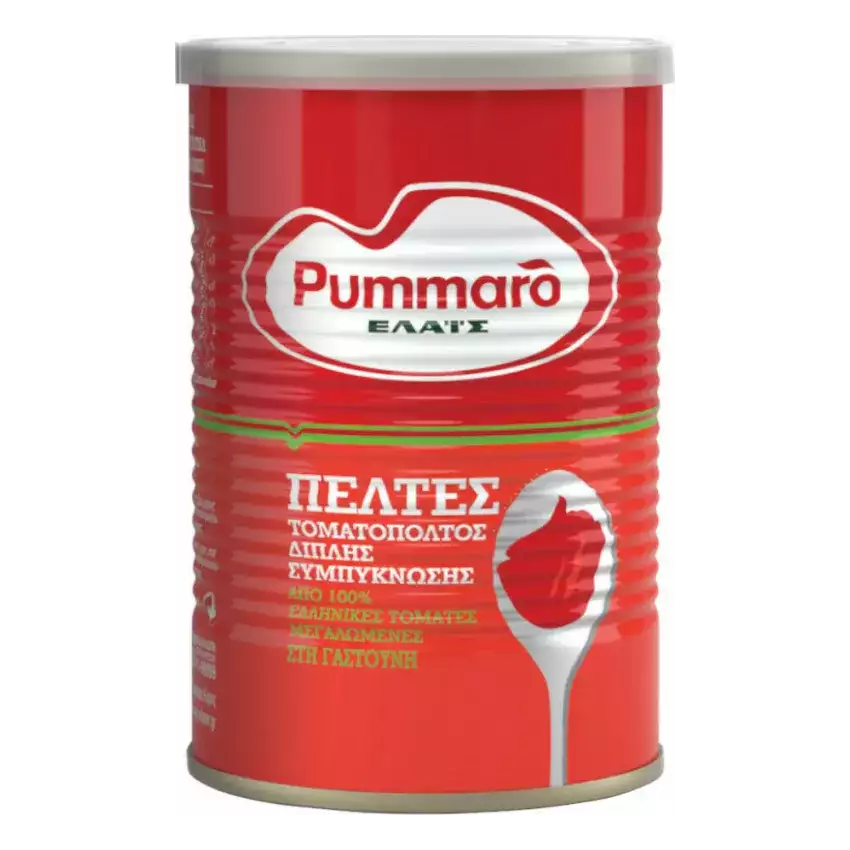 Pummaro τοματοπολτός διπλής συμπύκνωσης 410gr Pummaro τοματοπολτός διπλής συμπύκνωσης 410gr