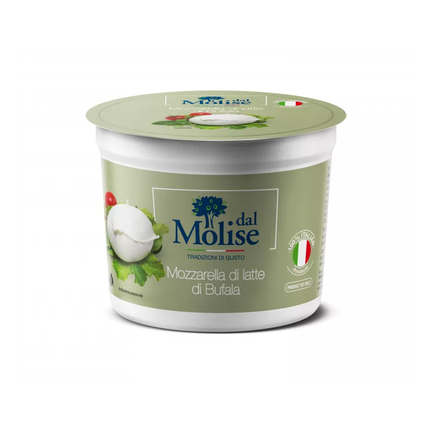 Buffalo's milk mozzarella-brick Dal Molise 125gr Buffalo's milk mozzarella-brick Dal Molise 125gr