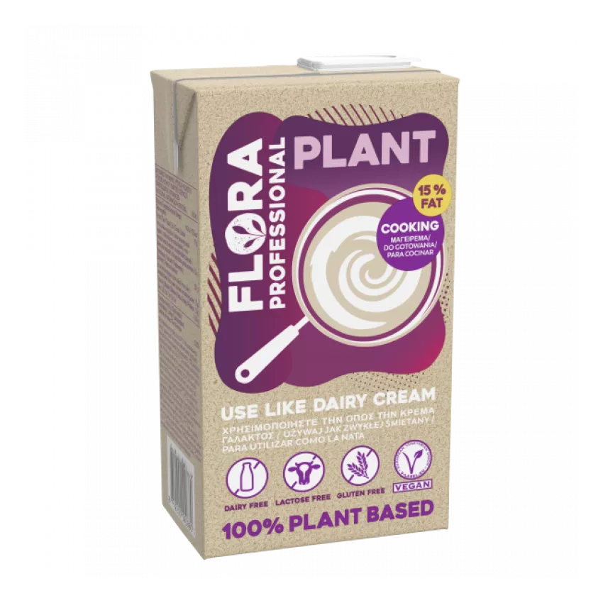 Vegan φυτική κρέμα μαγειρικής 15% Flora 1lt Vegan φυτική κρέμα μαγειρικής 15% Flora 1lt