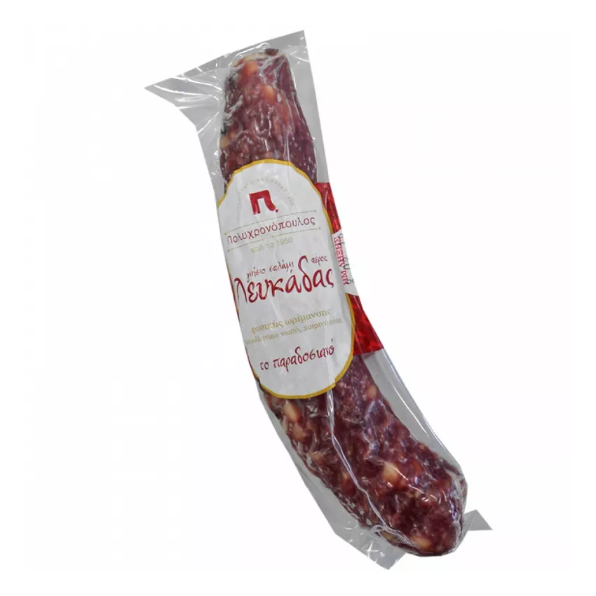 Σαλάμι αέρος Λευκάδος κοπής 1kg Σαλάμι αέρος Λευκάδος κοπής 1kg