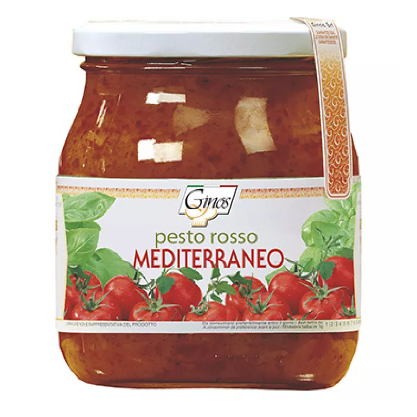 Pesto rosso Ginos 520gr Pesto rosso Ginos 520gr