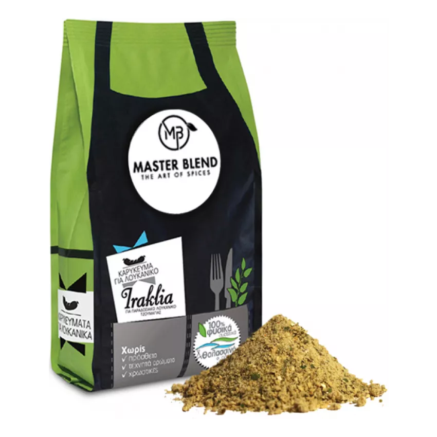 Καρύκευμα για λουκάνικο τζουμαγιάς "Iraklia" Mr Blend 1kgr Καρύκευμα για λουκάνικο τζουμαγιάς "Iraklia" Mr Blend 1kgr