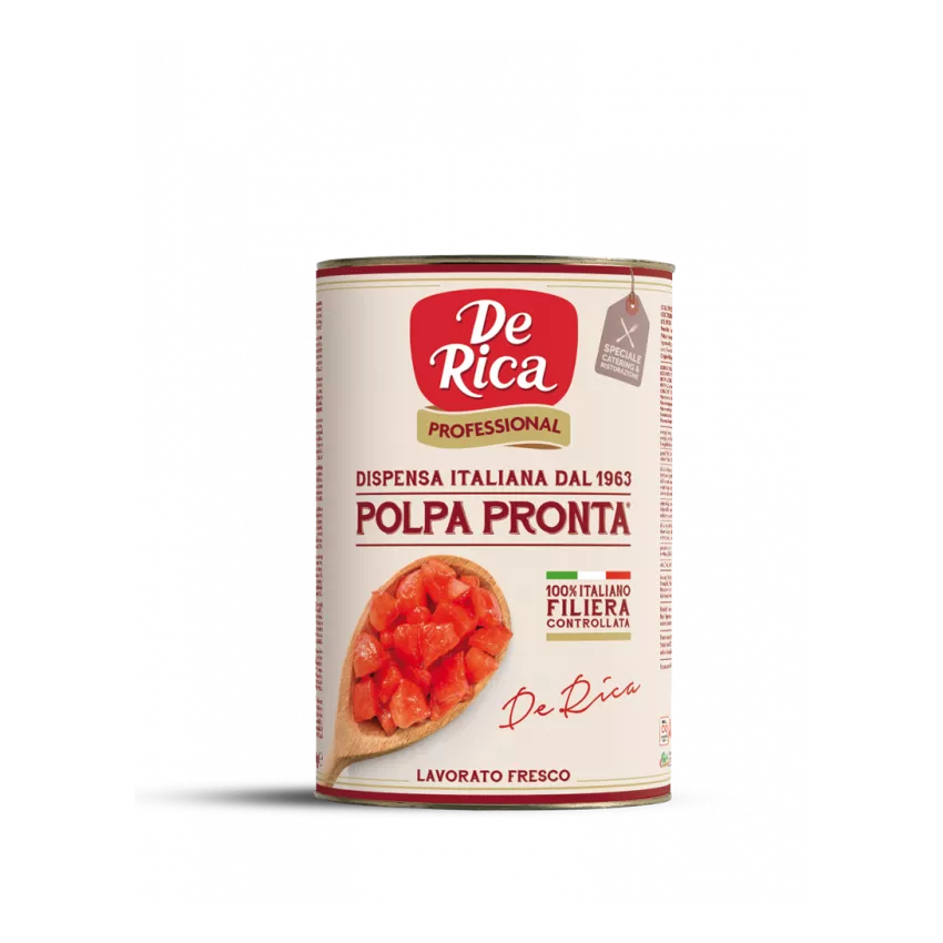 Περαστή τομάτα σε κύβους (κονκασέ) De Rica 5kg Περαστή τομάτα σε κύβους (κονκασέ) De Rica 5kg