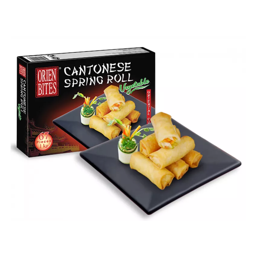 Spring rolls cantonese vegetable (30pcs) Orien Bites 2.7kg Spring rolls cantonese vegetable (30pcs) Orien Bites 2.7kg