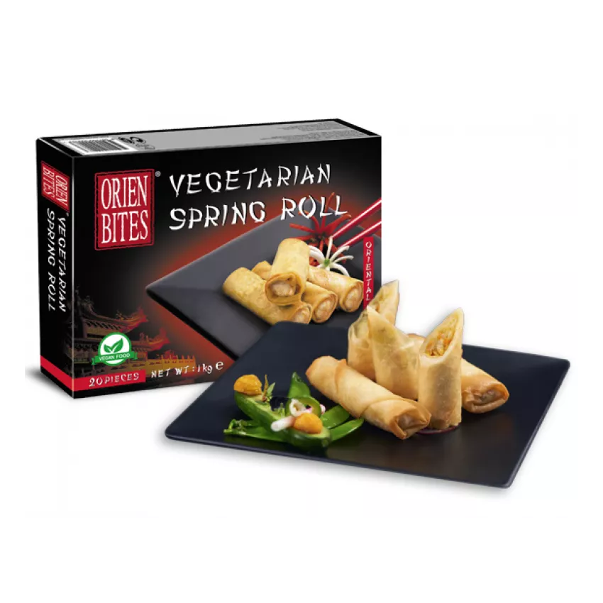Spring roll λαχανικών 50gr (20pcs) Orien Bites 1kg Spring roll λαχανικών 50gr (20pcs) Orien Bites 1kg