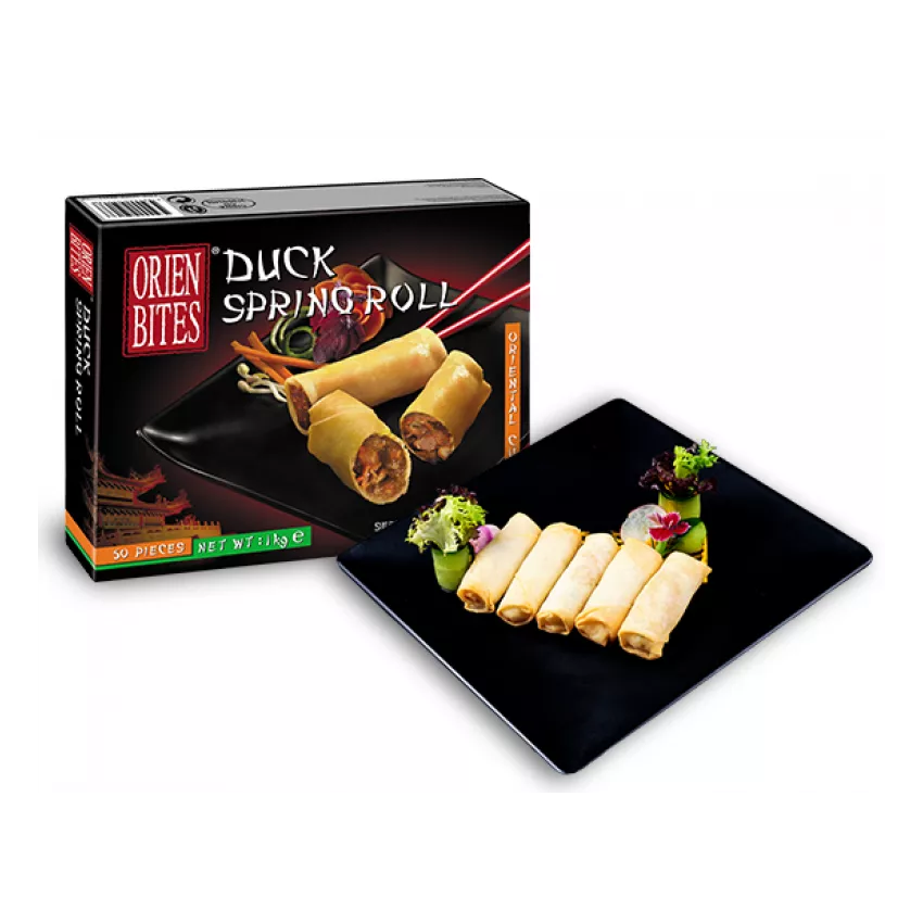 Spring rolls duck 60gr (40pcs) Orien Bites 2.4kg Spring rolls duck 60gr (40pcs) Orien Bites 2.4kg