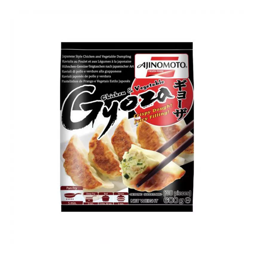 Gyoza with chicken & vegetable Ajinomoto 600gr Gyoza with chicken & vegetable Ajinomoto 600gr