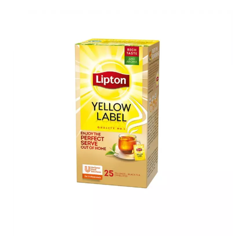 Lipton μαύρο τσάι κίτρινα φάκελα (25χ1.5gr) Lipton μαύρο τσάι κίτρινα φάκελα (25χ1.5gr)