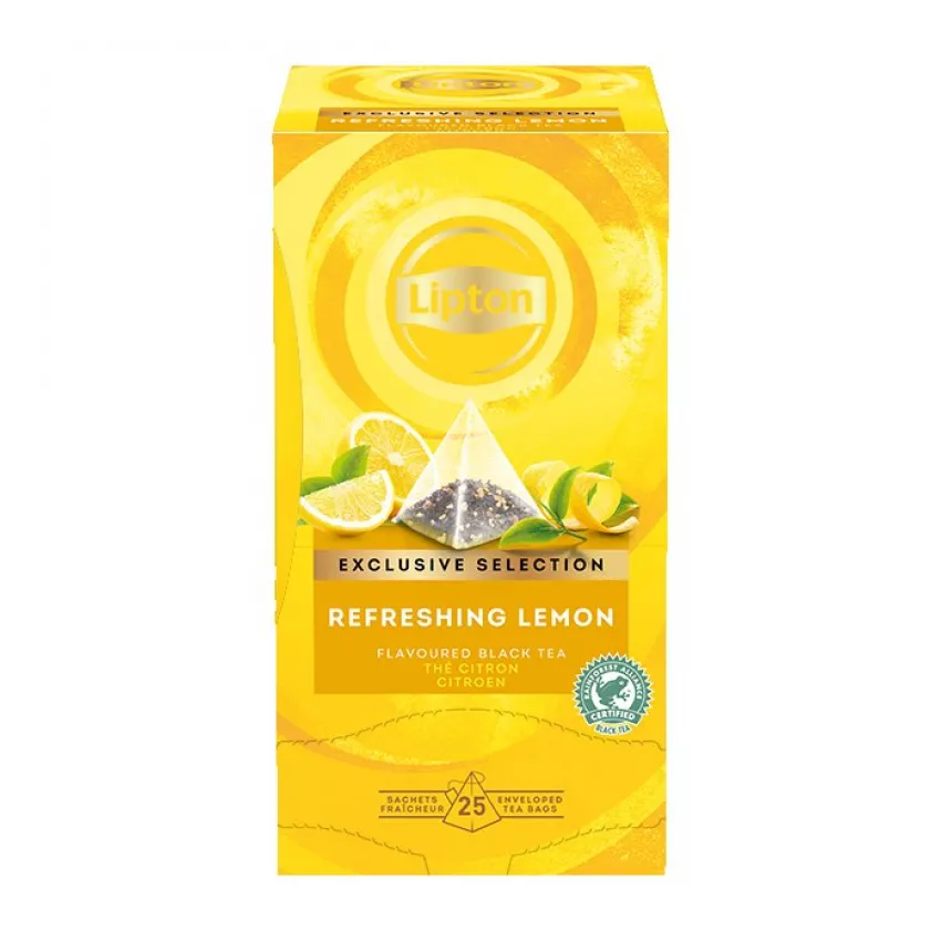 Lipton πυραμίδα premium λεμόνι (25χ2gr) Lipton πυραμίδα premium λεμόνι (25χ2gr)